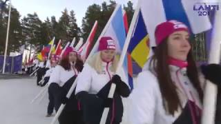 Final Ceremony  FIS 2017 Nordic World Ski Championships  Lahti Finland [upl. by Corrine]