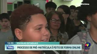 Educação em SC último dia para prématrícula na Rede Estadual [upl. by Sixela]