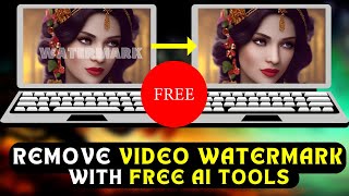 How to Remove WATERMARK from any Video for FREE With 3 AI Tools WATERMARK REMOVER 2023 [upl. by Nairam]