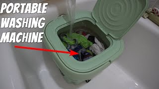 Portable Foldable Mini Washing Machine Review [upl. by Lohse]