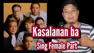 Kasalanan ba  Mennoppose Karaoke  Male Part Only [upl. by Kristie878]