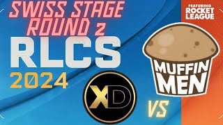 2024 RLCS Open Qualifier 1 Swiss Stage Round 2  MUFFIN MEN VS DELETED XD  Full Match Replay CJCJ [upl. by Coraline505]