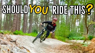 Riding the New Blue Trail at Sherwood pines on my Voodoo Bizango Pro [upl. by Ynney]