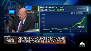 Jim Cramer Centene is not an expensive stock I like it more than UnitedHealth [upl. by Azil488]