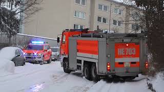 Fire in the roof in Jakomäki Helsinki 2016 [upl. by Esme]