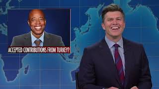 SNL Weekend Update Mocks Trump Vs Joe Biden Election Run “Elder Abuse” Likens Bout To ‘Bumfi [upl. by Tavy]