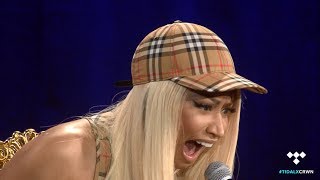 nicki minaj tidal interview but its THAT iconic moment original [upl. by Behm]