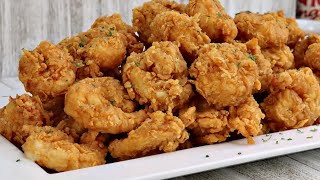 Crispy Fried Shrimp Recipe  Better Than Popeyes  How To Make Fried Shrimp [upl. by Reivaxe]