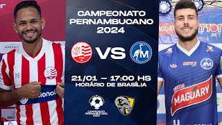 NÁUTICO X MAGUARY  CAMPEONATO PERNAMBUCANO  JOGO COMPLETO [upl. by Fesoj]