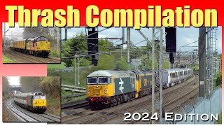 British Diesel Locomotive Thrash Compilation 2024 Edition [upl. by Konyn694]