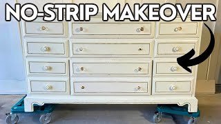 How to Easily Refinish Painted Furniture Without Stripping DIY Guide [upl. by Gorga890]