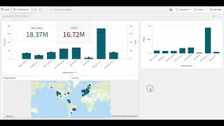 Qlik Sense Layout Container Tutorial [upl. by Htinek]