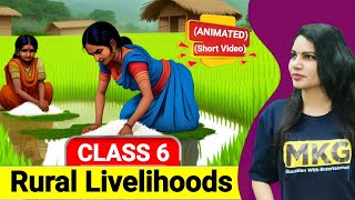 RURAL AND URBAN LIVELIHOOD CLASS6 [upl. by Eiramasil]