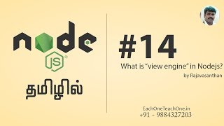 14 What is View Engine in Nodejs  Each One Teach One [upl. by Ariay272]