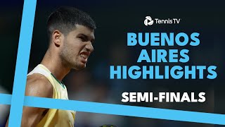 Alcaraz vs Jarry Diaz Acosta vs Coria in Argentine Derby  Buenos Aires 2024 SemiFinal Highlights [upl. by Curren]