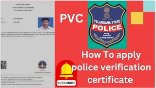 How To apply police verification certificate PVC🦁👮‍♂️ VLOGNenu MA Athama Tho kasapu 🙏 [upl. by Penland205]