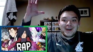 SHONEN JUMP VILLAINS RAP CYPHER by Rustage REACTION [upl. by Ylicec]