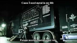 Manowar Die For Metal Subtitulado al Español with Lyrics HD [upl. by Gleda348]