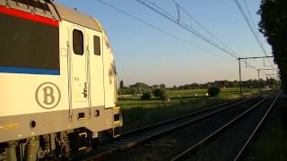 Treinen in station Zedelgem B [upl. by Cyrilla]