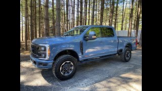 2023 Ford F350 Tremor High output Diesel 500HP 1200 tq 400 mile MPG loop highway drive impressions [upl. by Hegyera]