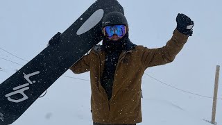 Lib Tech Orca 2023 Board First Impression  Chill Powder Day [upl. by Emearg]