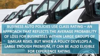 Commercial Auto Insurance Rating System [upl. by Zsa205]