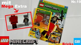 Ein Mega ExtraLego Minecraft Heft Nr19 GermanBricks 4K lego [upl. by Aramak]