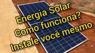 Como conectar os painéis solares em série e paralelo [upl. by Tilden117]