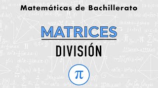 La división en matrices con ejemplos [upl. by Nytsirk]