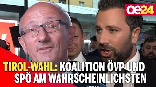 TirolWahl Koalition ÖVP und SPÖ am wahrscheinlichsten [upl. by Tracy]