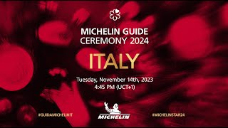 Discover the MICHELIN Guide restaurant selection in Italy for 2024 [upl. by Ayouqes]