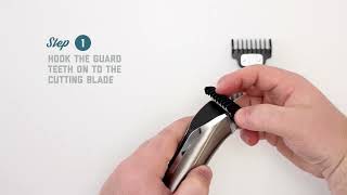 How to Attach Trimmer Guide Combs  Wahl [upl. by Geerts]