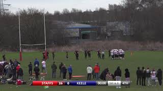 American Football  Staffs V Keele Varsity 2023 [upl. by Angelo]