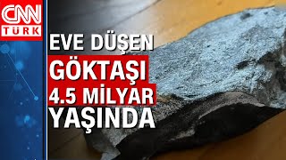 Evin çatısını kıran taşın meteor olduğu ortaya çıktı quotYıllardır uzayda dolaşıyordu dünyaya düştüquot [upl. by Ahsienak]