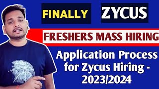 Zycus Mass Hiring 🔥  Off Campus Direct Hiring  Freshers Hiring  Direct Test  JobsInterview [upl. by Wilhelmina]