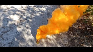 Making colored smoke without potassium chlorate  How to make colored DIY smoke bomb [upl. by Barnebas936]