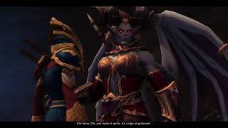 Korthia Dreadlady Betrayal Cinematic  91 Chains of Domination  World of Warcraft Shadowlands [upl. by Jerrilee]