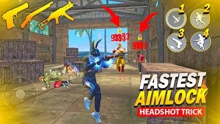 2023 Secret Aim Lock 🔒 Headshot Trick For M1887 Ump amp Desert Eagle😱One Tap Headshot Trick Free Fire [upl. by Calderon]