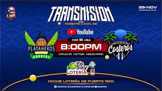 Loteria de Puerto Rico presenta Plataneros  Corozal vs Costeros  Vega Alta  291123LBP 202324 [upl. by Iasi]