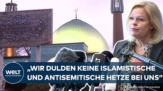 RAZZIA GEGEN ISLAMISTEN  NANCY FAECER „Verdachtsmomente gegen IZH wiegen schwer“  WELT Dokument [upl. by Ferneau]