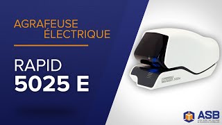 Agrafeuse électrique RAPID 5025E I ASB [upl. by Atteuqehs]