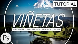 Viñetas  Tutorial Photoshop [upl. by Enitsirhc234]