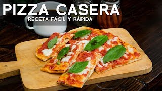 RECETA DE PIZZA CASERA FACILITA  RECETA DE ACOMERPE [upl. by Onil24]