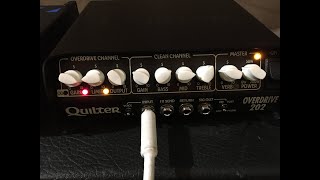 Quilter Overdrive 202 Demo Transitioned over from a Peavey 6505 [upl. by Attaynek]