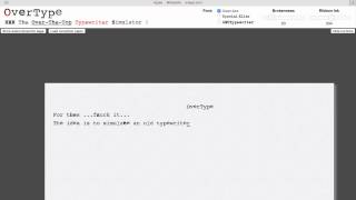 OverType [upl. by Ahsita]