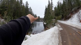 Early Ice Out Nope May 1st on the Gunflint Trail [upl. by Mun817]