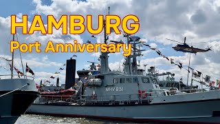 Hamburg Celebrate 835th Port anniversary 4K [upl. by Karwan56]