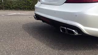 MercedesBenz CLS 500 mit Straight Pipe [upl. by Lindo]