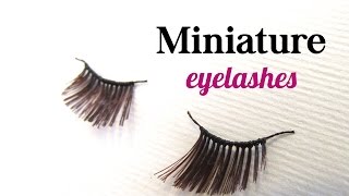 DIY miniature eyelashes [upl. by Phelips]