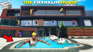 GTA 5  Franklin Shinchan amp Pinchan Most Ultra Premium Luxury House Upgrade GTA 5 [upl. by Pros]